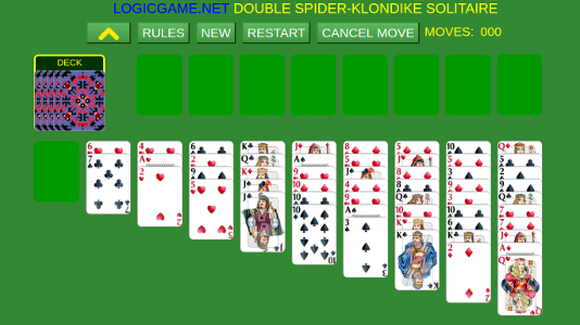 Double Spider-Klondike Solitaire
