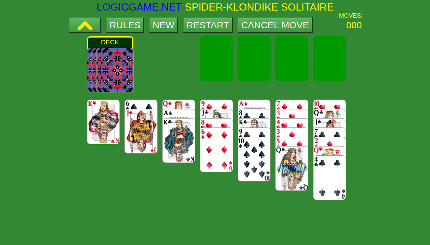 Spider-Klondike Solitaire