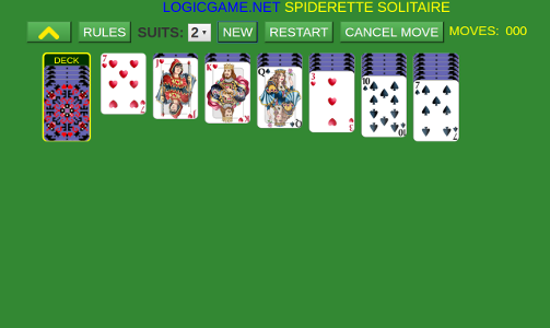 Spiderette_Solitairw
